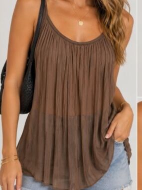 Allison Joy brown tank